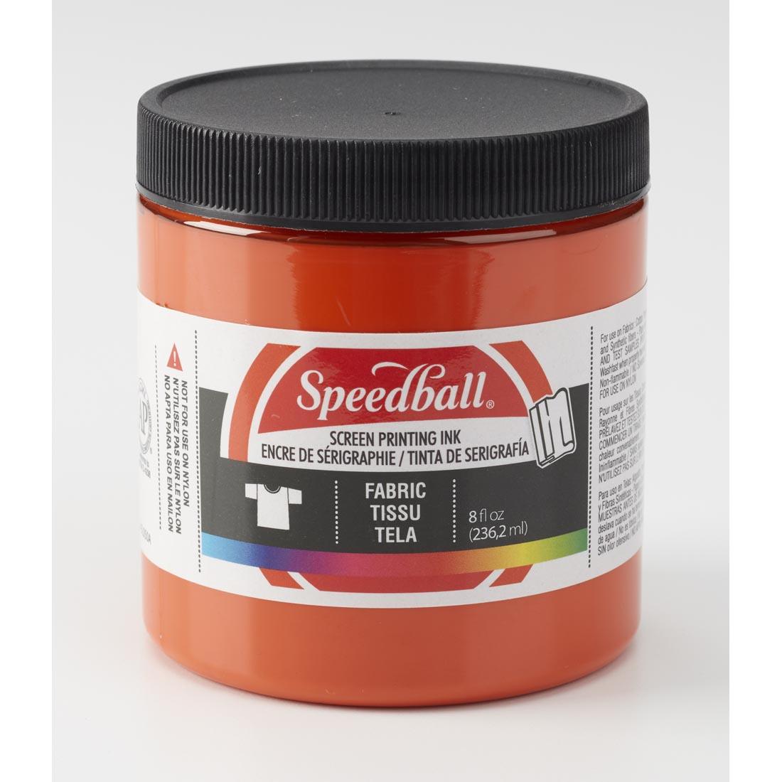 Orange Speedball Fabric Screen Printing Ink