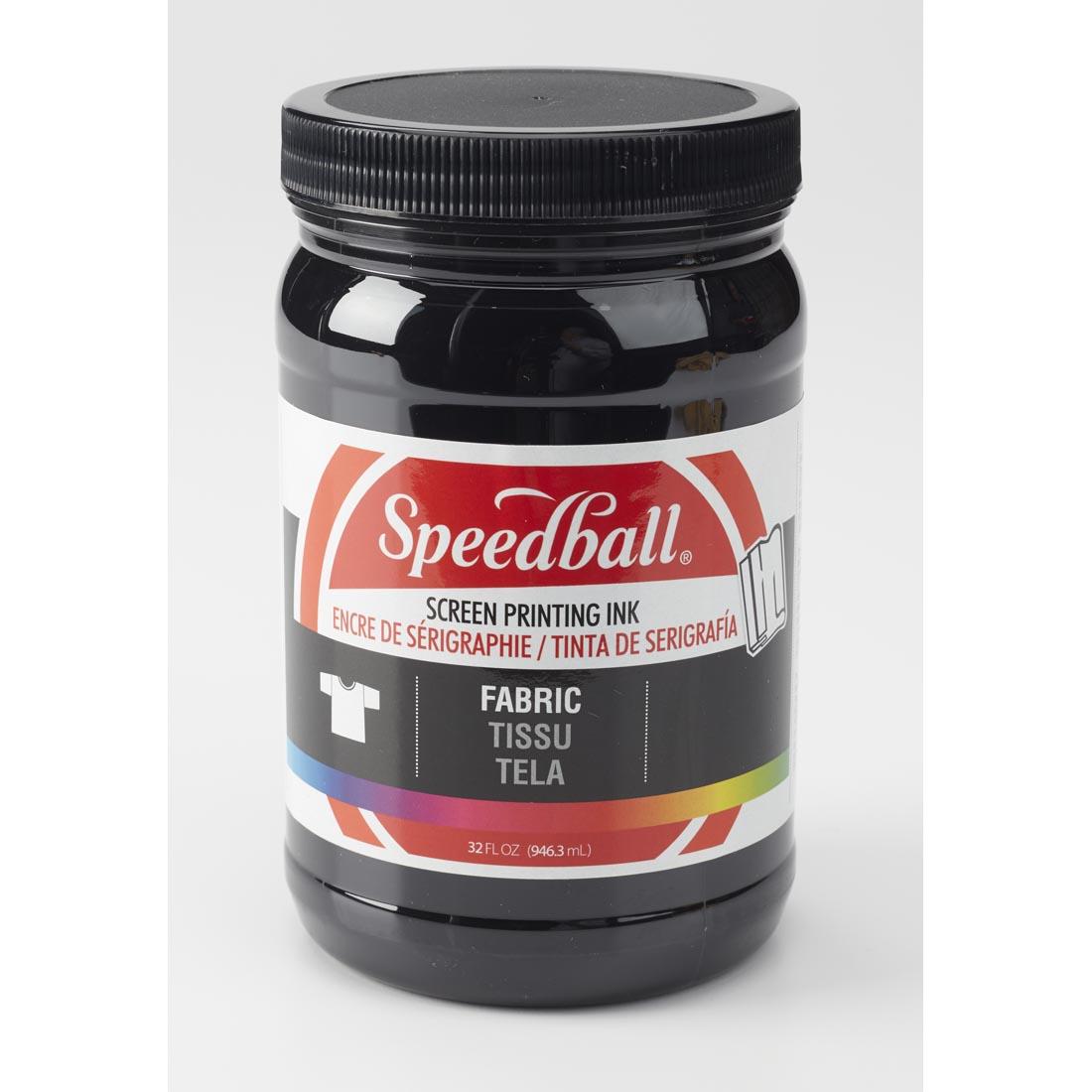 Black Speedball Fabric Screen Printing Ink