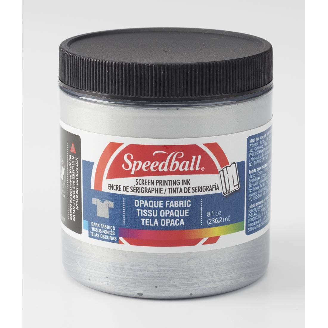 Pearl Silver Speedball Fabric Screen Printing Ink