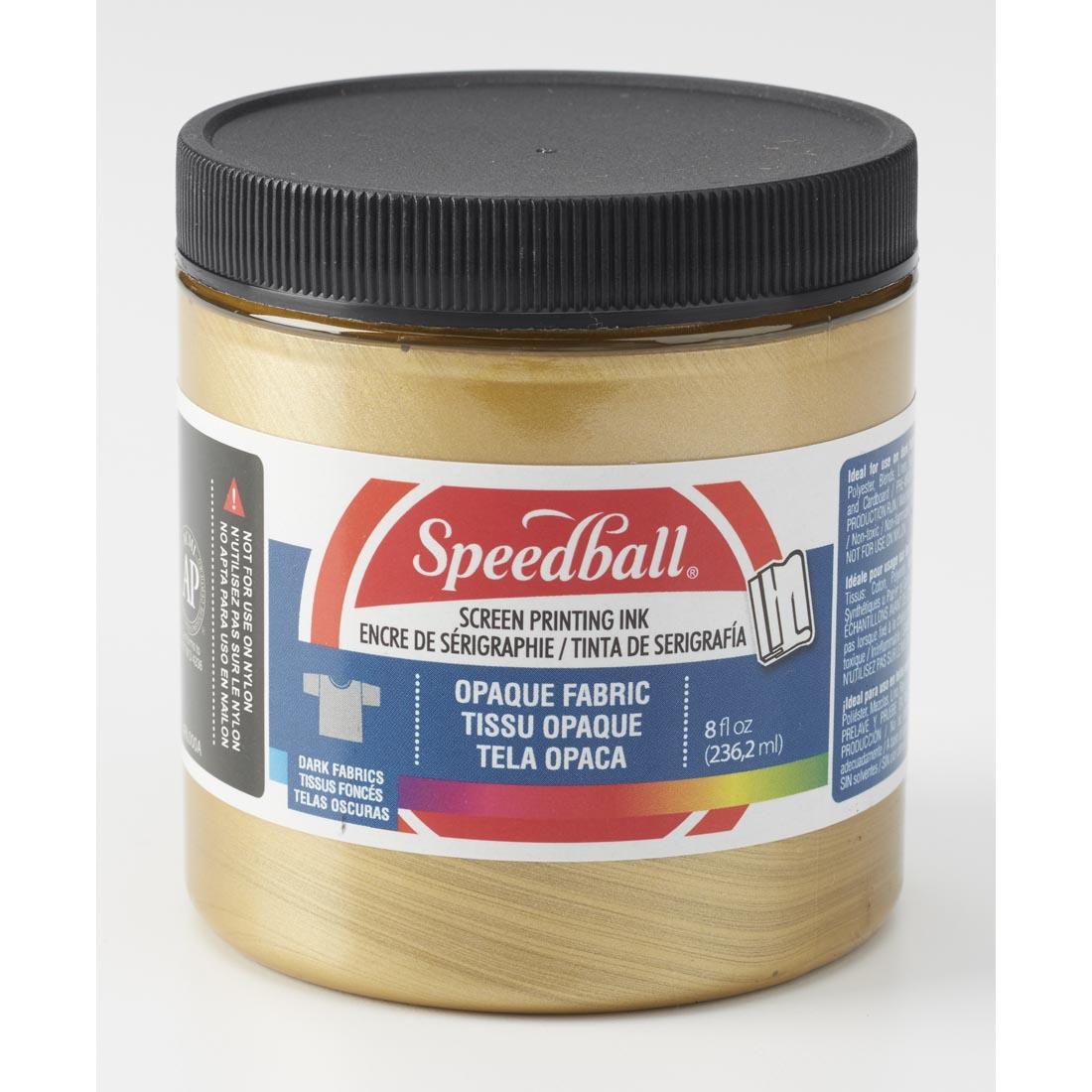 Pearl Gold Speedball Fabric Screen Printing Ink