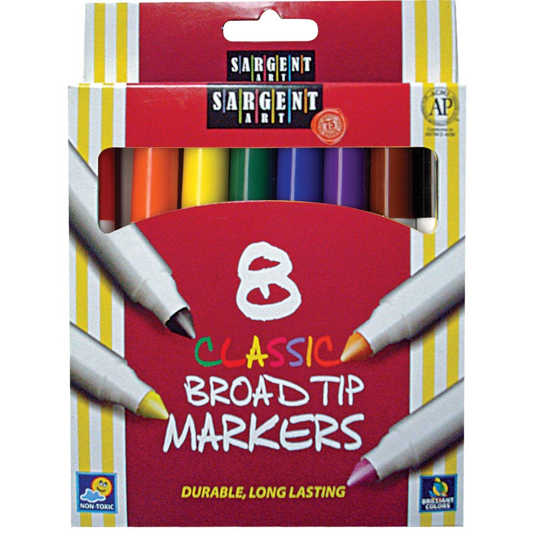 Sargent Art Broad Tip Classic Markers 8-Count Box