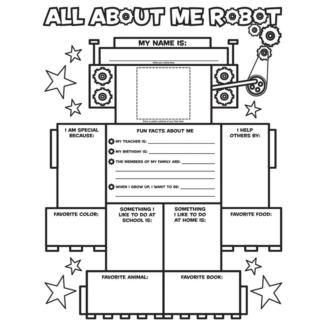 All About Me Robot Poster by Scholastic