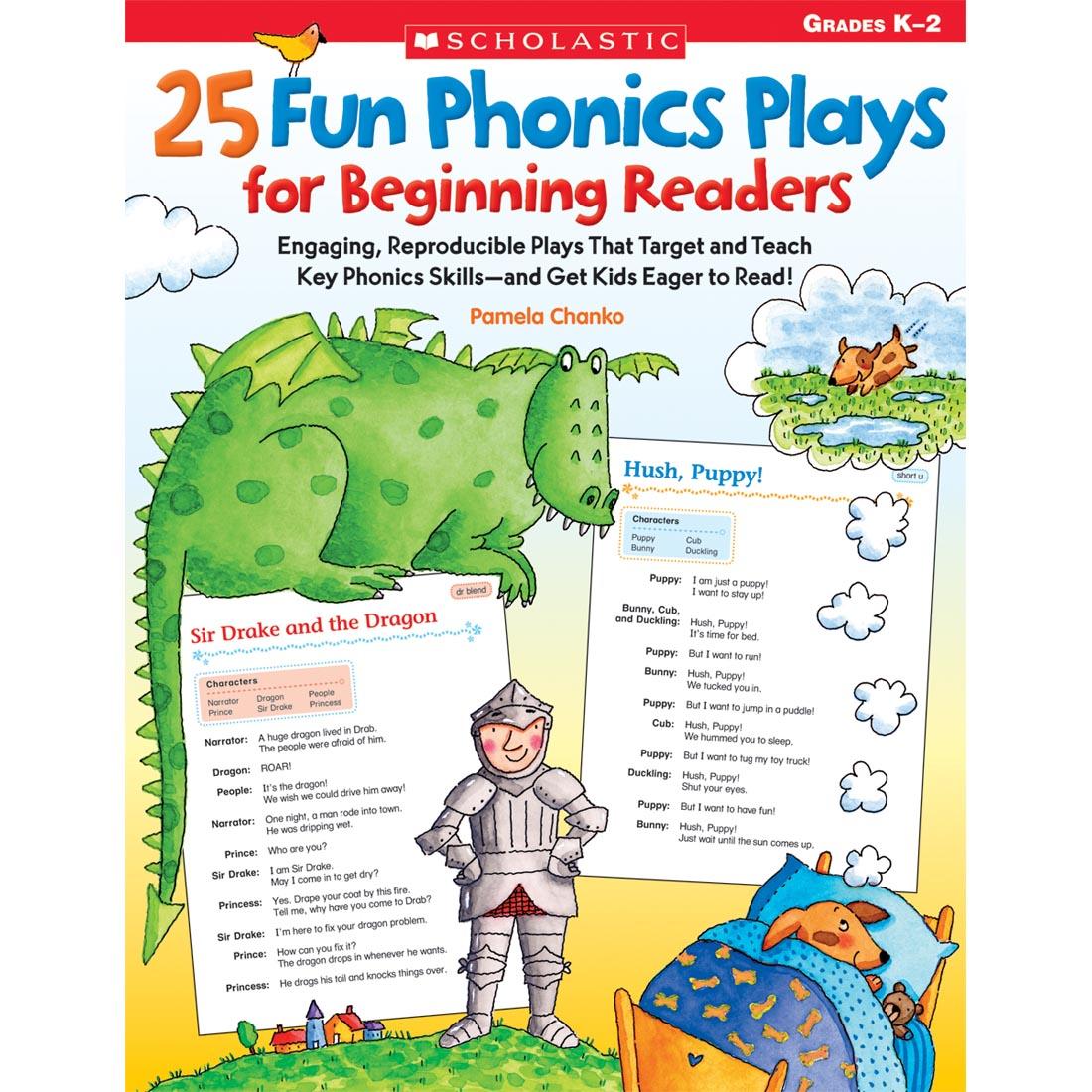 Scholastic 25 Fun Phonics Plays for Beginning Readers