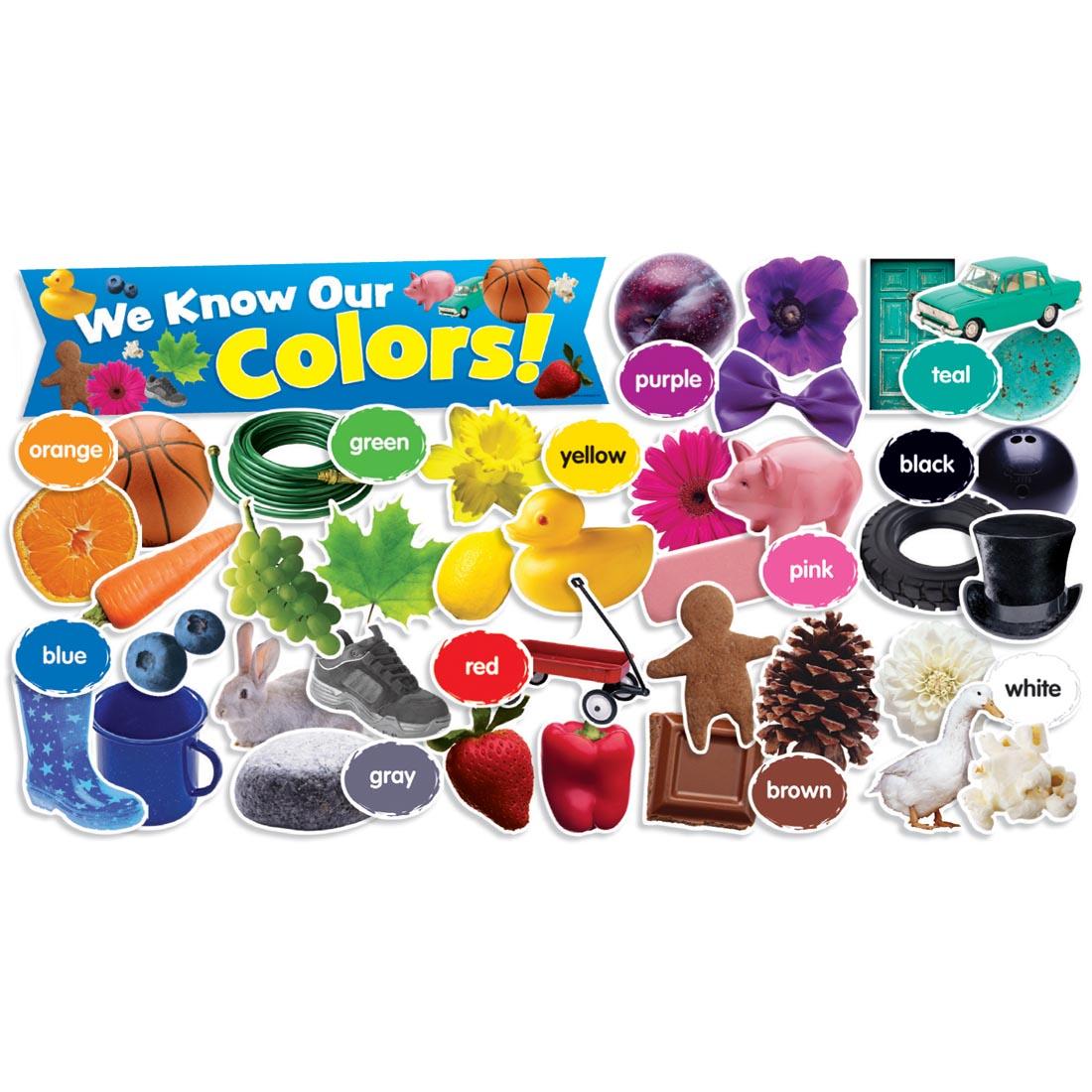 Colors in Photos Mini Bulletin Board Set