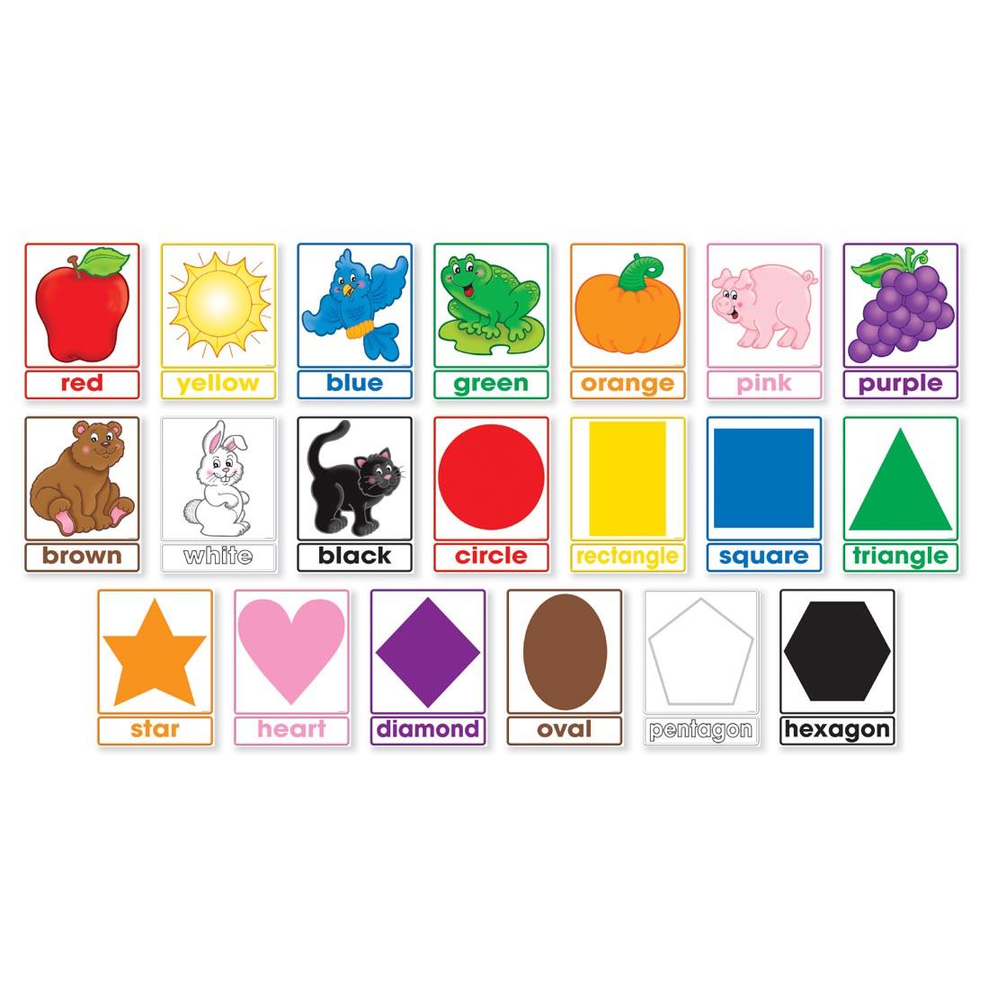 Colors and Shapes Bulletin Board Set by Scholastic