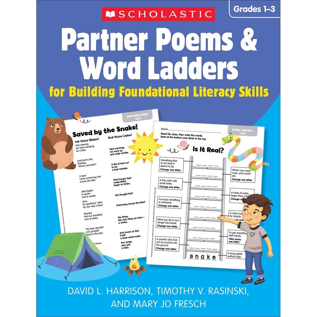front cover of Partner Poems & Word Ladders for Building Foundational Literacy Skills Grades 1-3