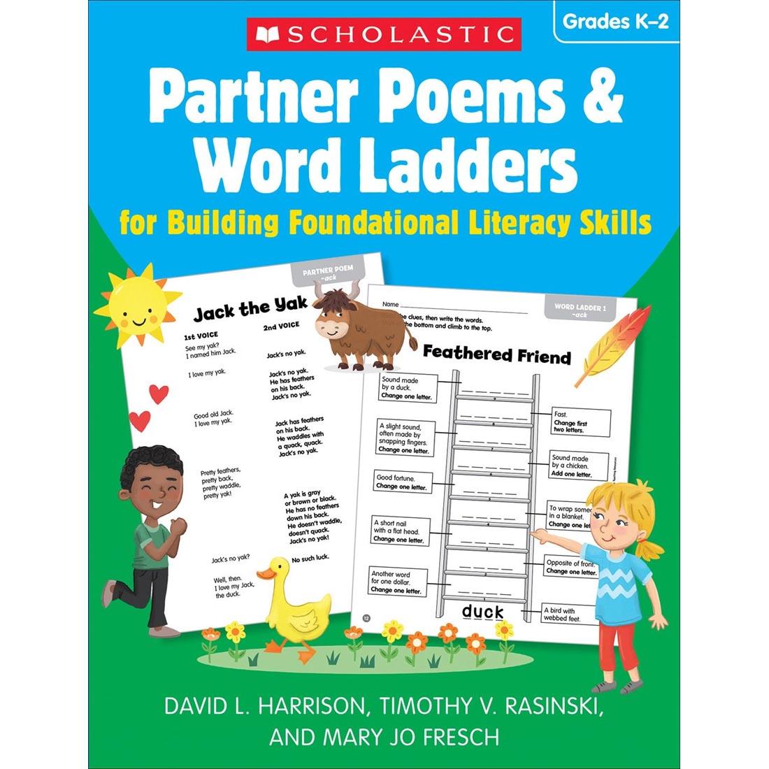 front cover of Partner Poems & Word Ladders for Building Foundational Literacy Skills Grades K-2