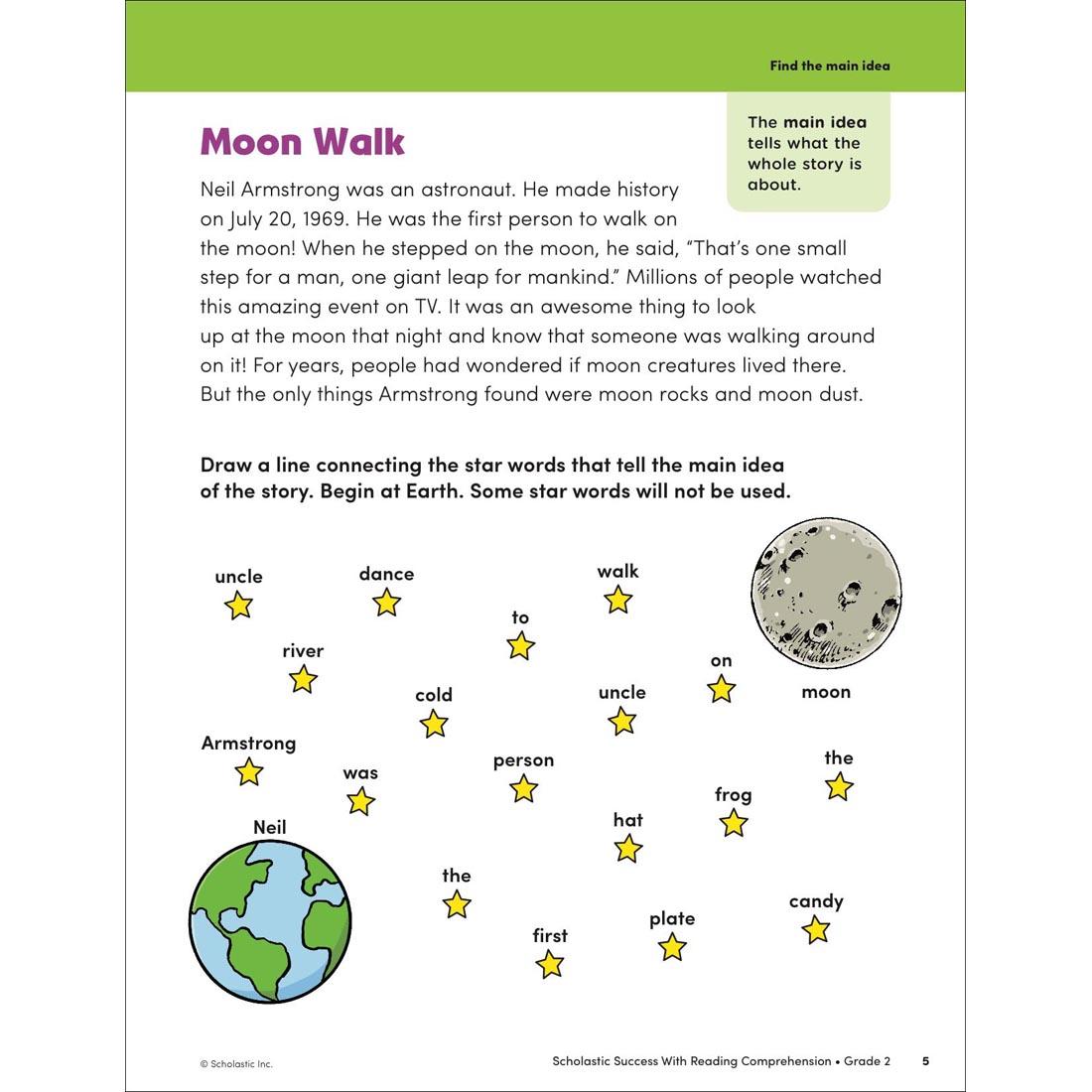 page 5 from Scholastic Success With Reading Comprehension Workbook Grade 2