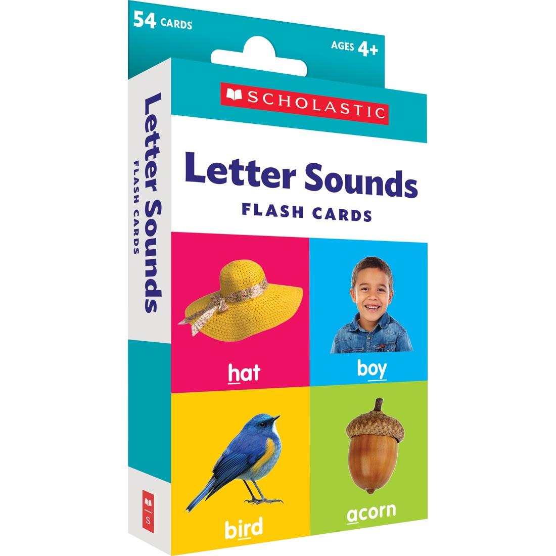 Box for Letter Sounds Flash Cards By Scholastic