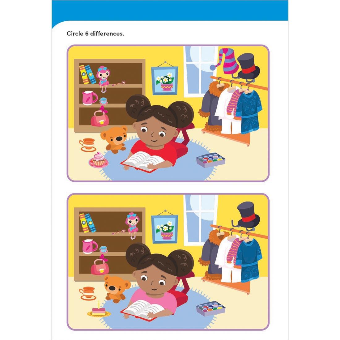 page from Scholastic First Grade Wipe-Clean Workbook