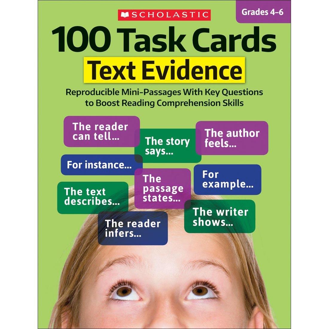 Scholastic 100 Task Cards: Text Evidence