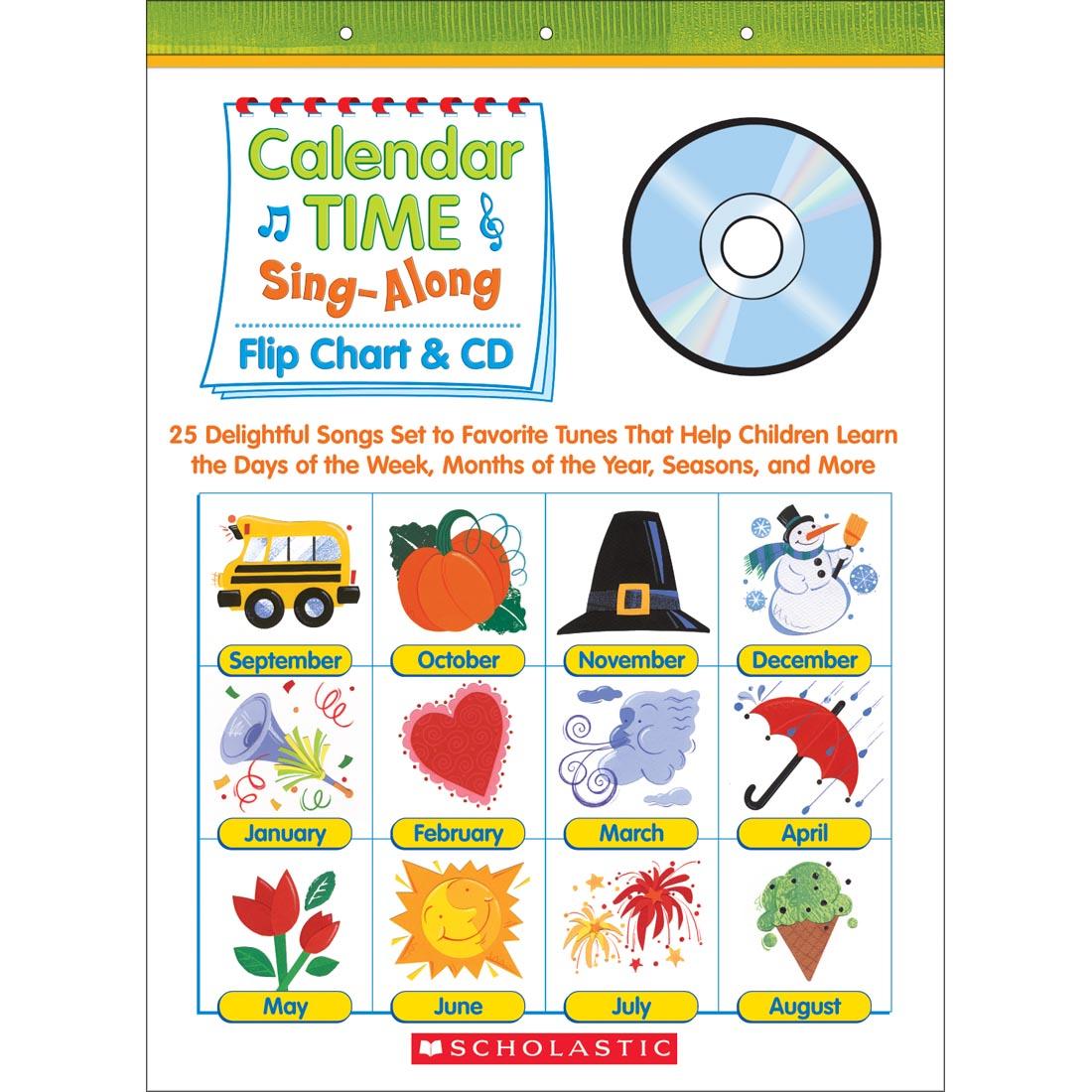Calendar Time Sing-Along Flip Chart & CD