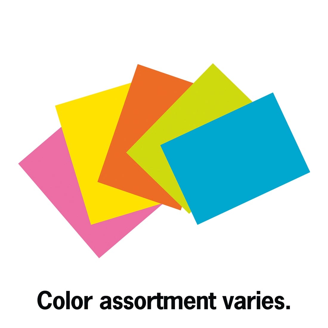 Creative Shapes Etc. - Blank Index Cards- 4 X 6 Assorted Color