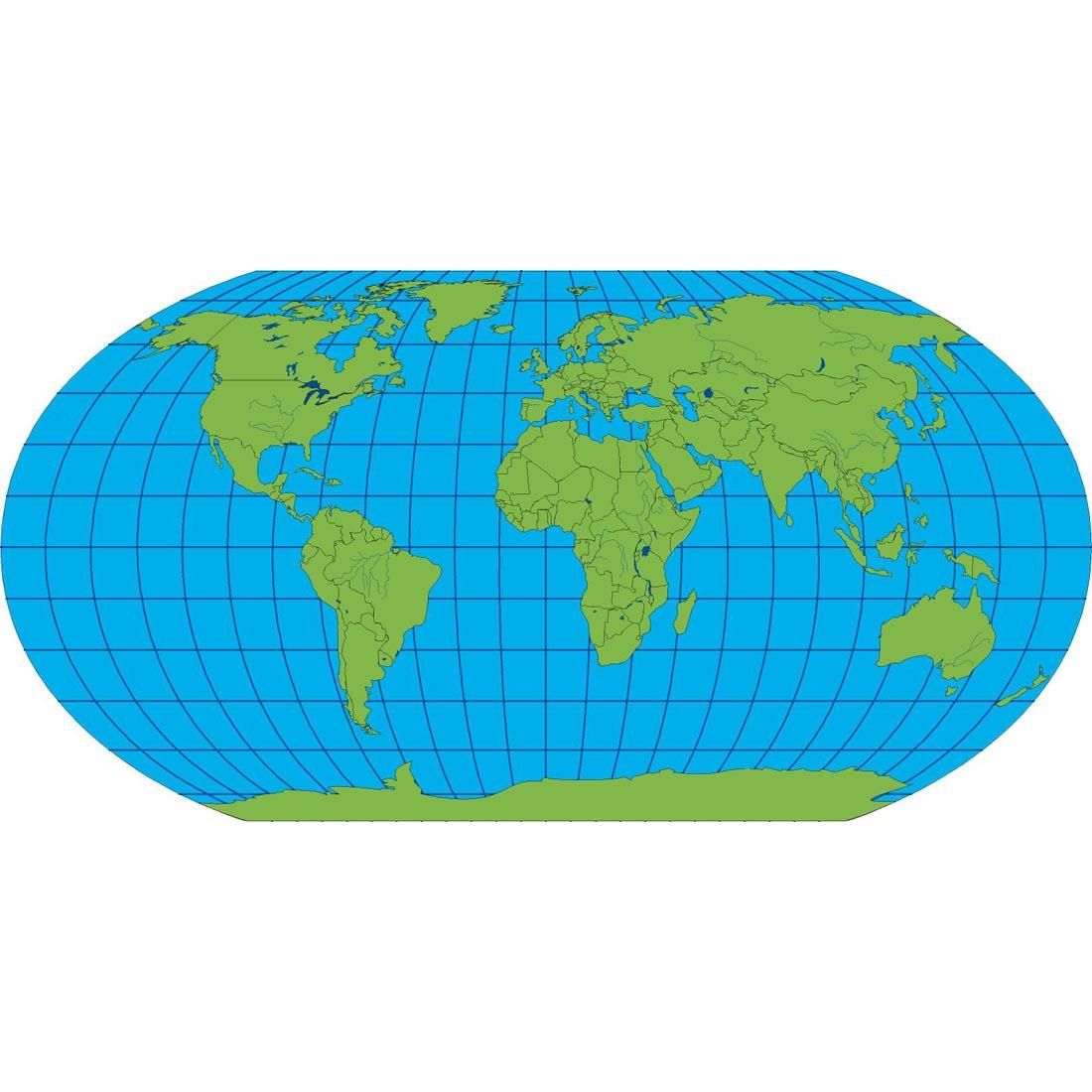 World Map Notepad by Creative Shapes
