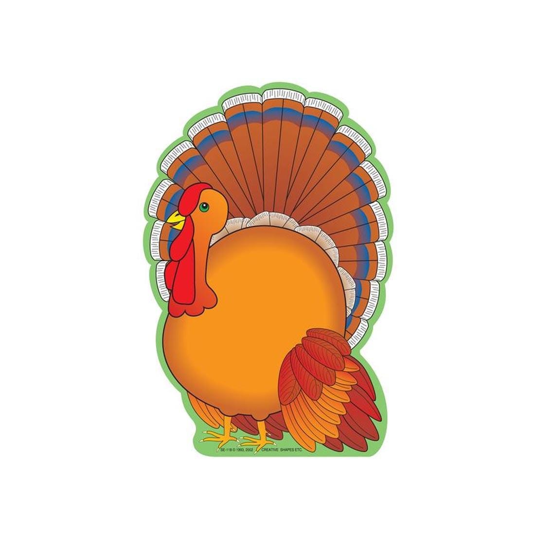 Turkey Notepad by Creative Shapes