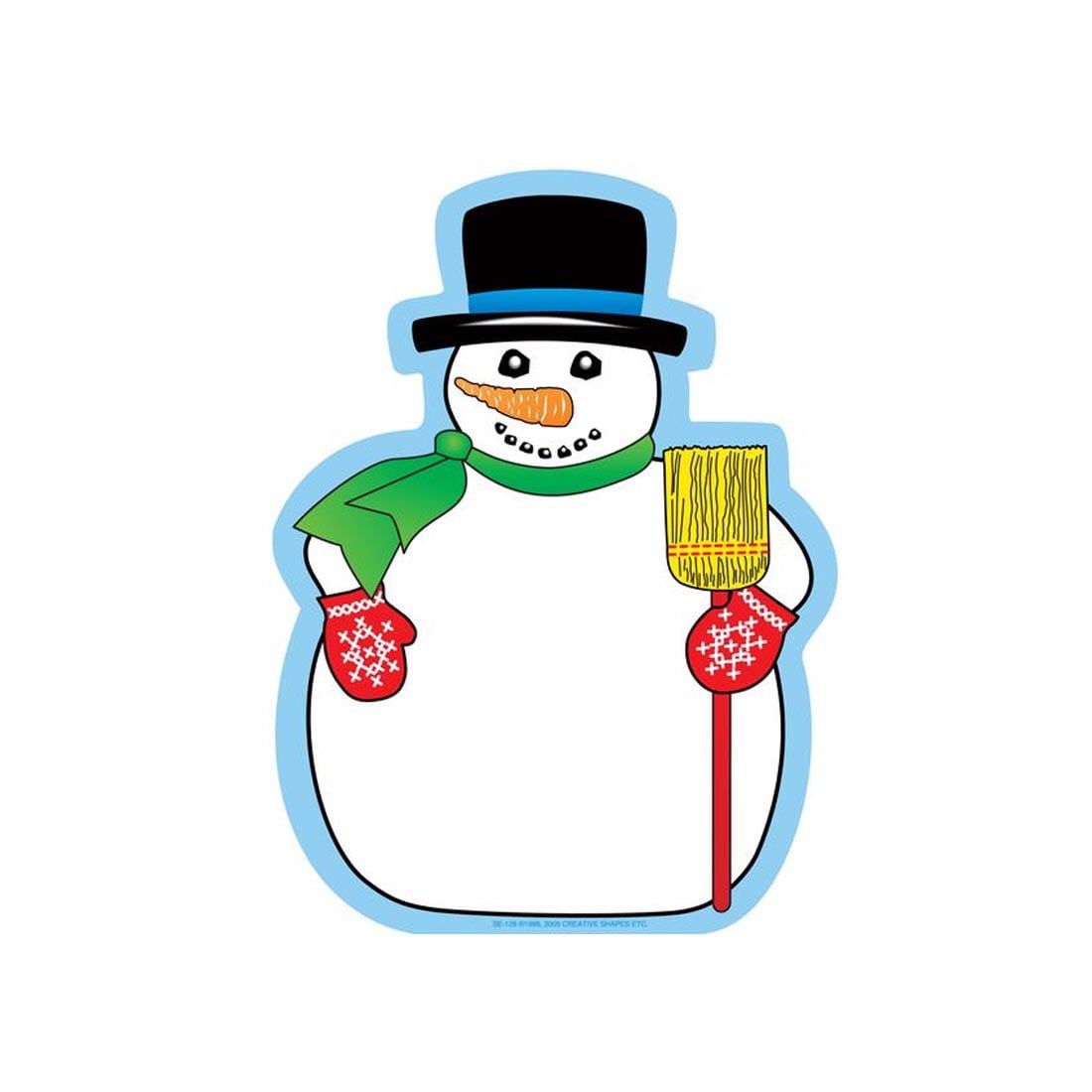 Snowman Notepad by Creative Shapes