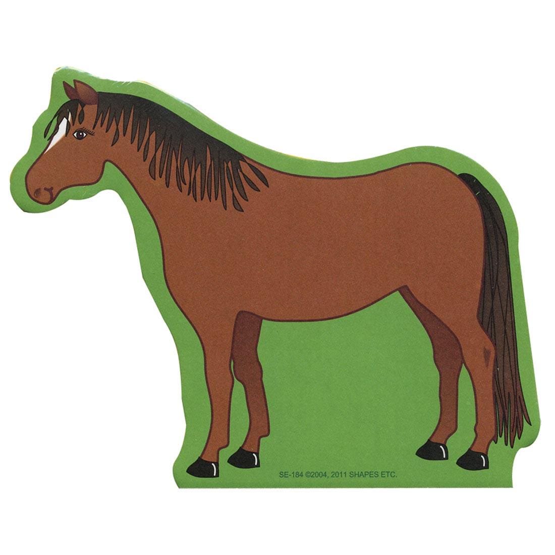 Horse Notepad by Creative Shapes