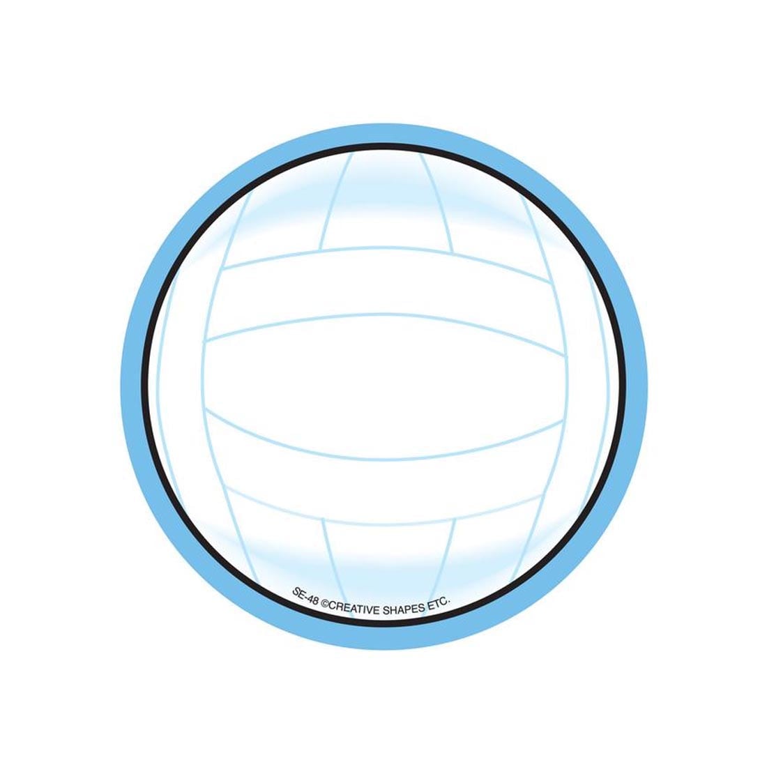 Volleyball Notepad by Creative Shapes