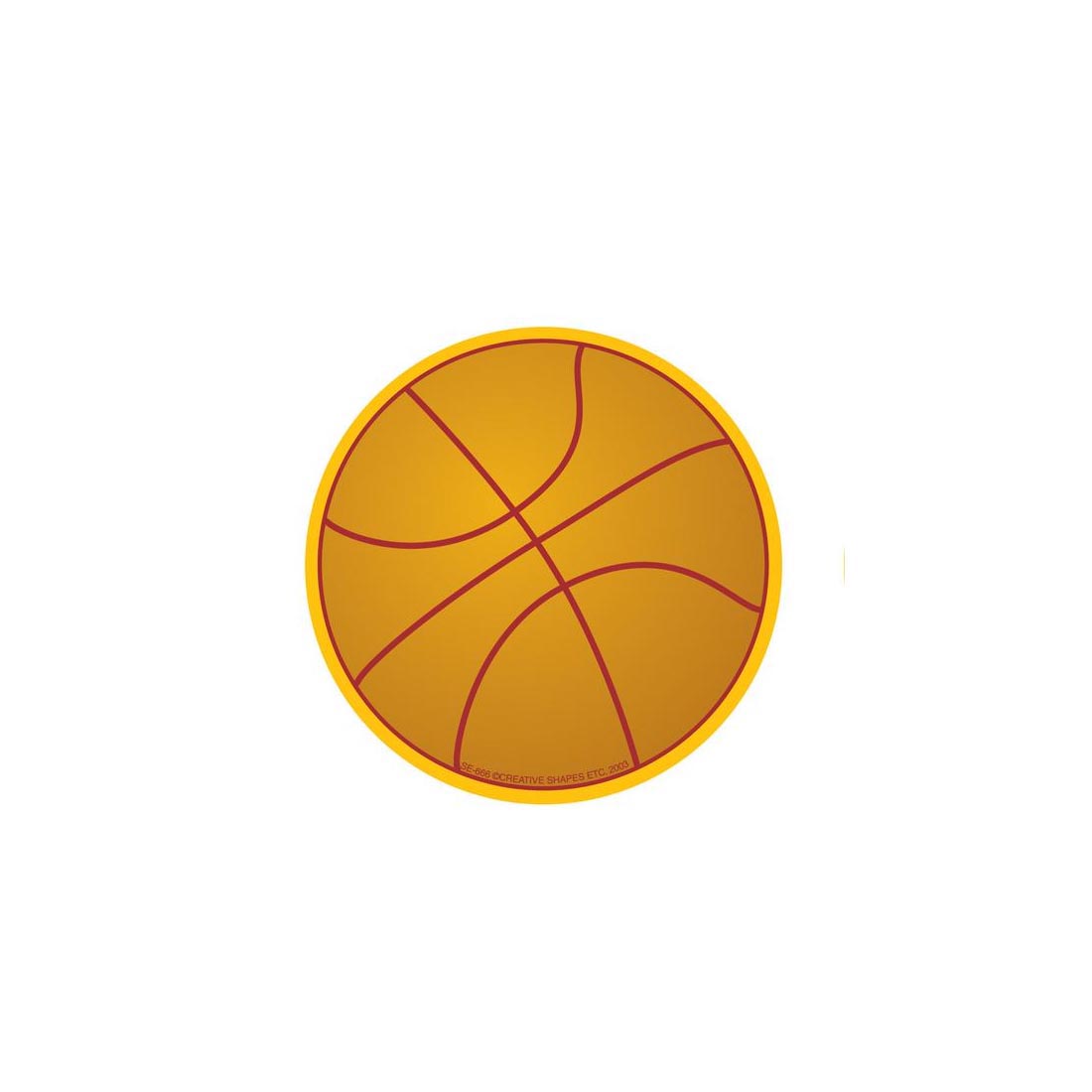 Basketball Notepad by Creative Shapes