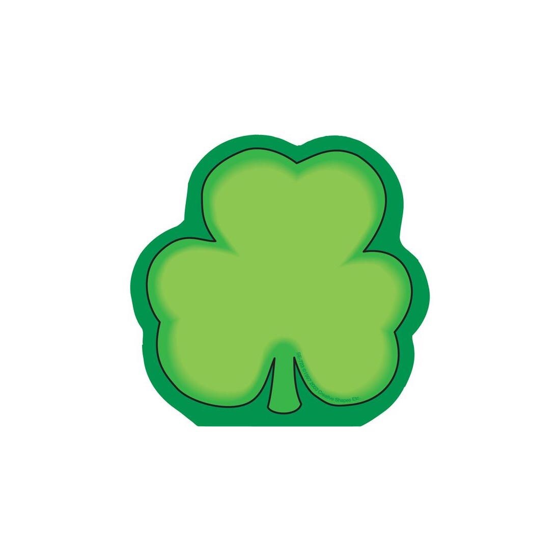 Shamrock Notepad by Creative Shapes