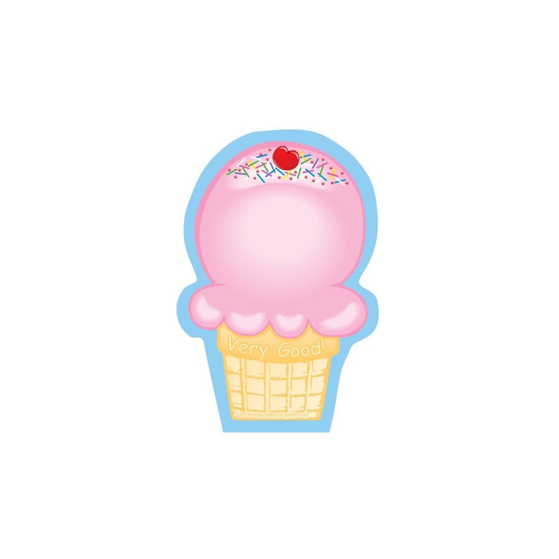 Ice Cream Cone Notepad by Creative Shapes