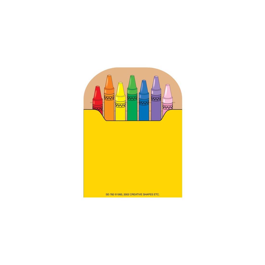 Crayon Box Notepad by Creative Shapes
