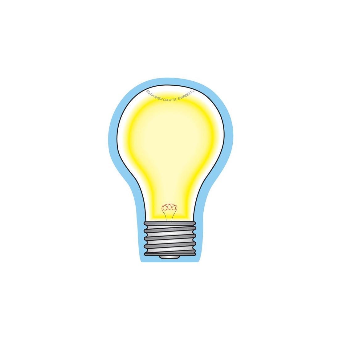 Light Bulb Notepad by Creative Shapes