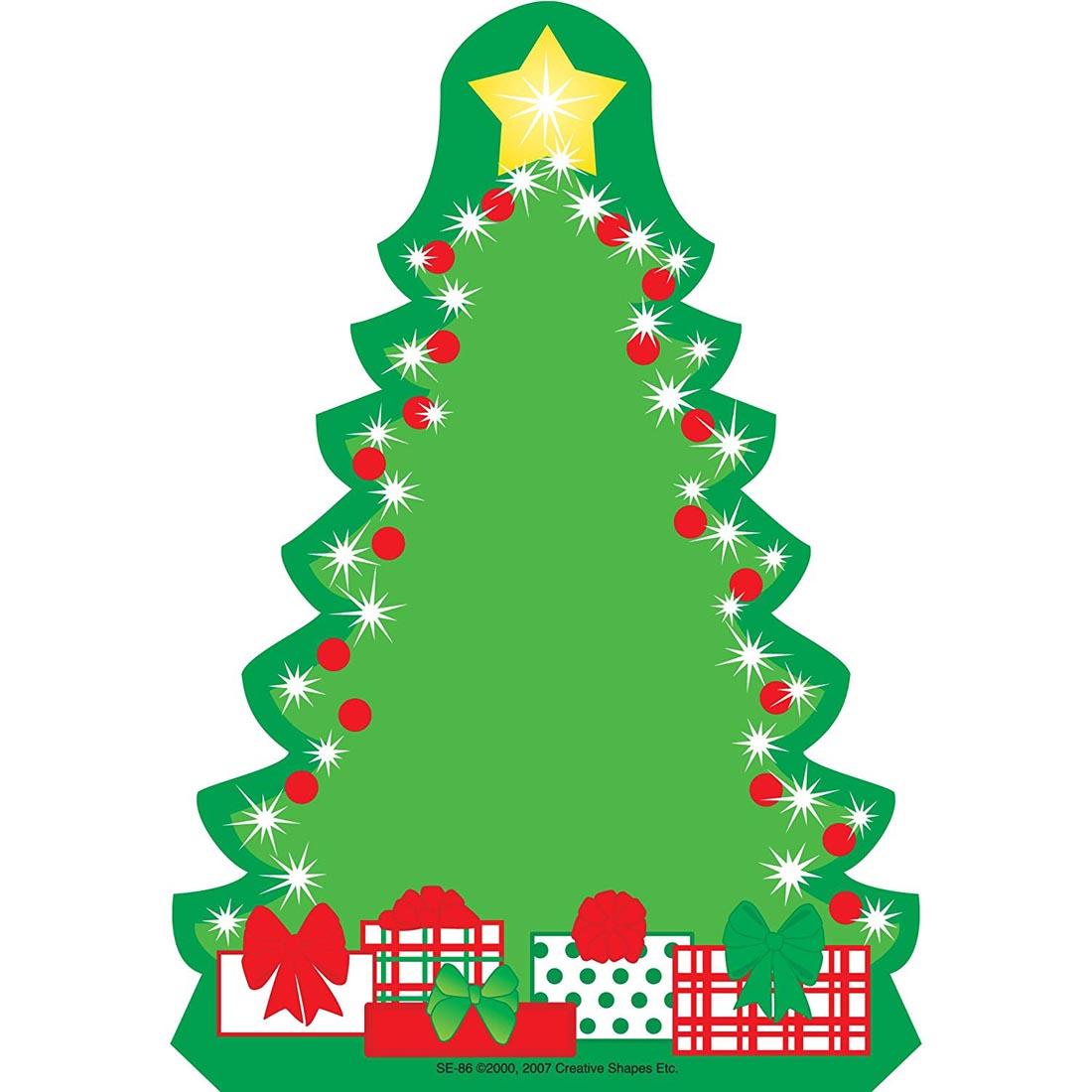 Christmas Tree Notepad by Creative Shapes