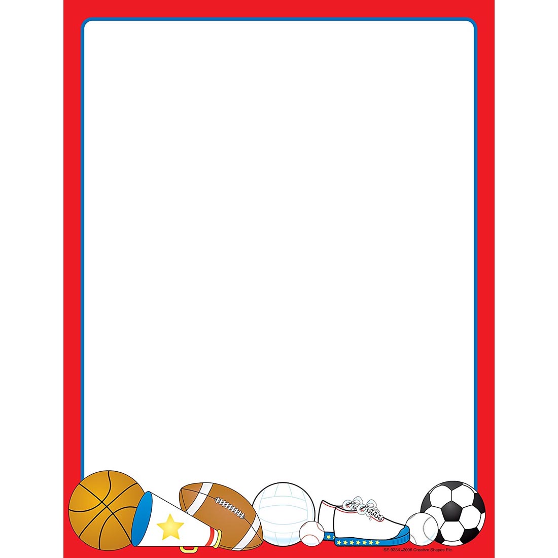 Sports-Themed Designer Printer Paper