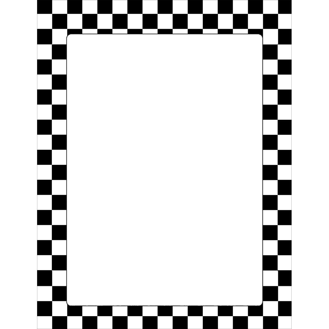 Checkered Flag Race-Themed Designer Printer Paper