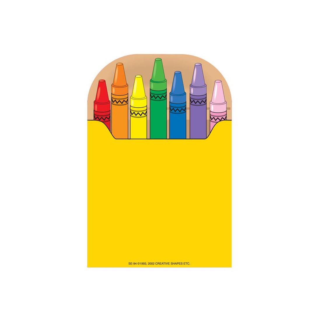 Crayon Box Notepad by Creative Shapes