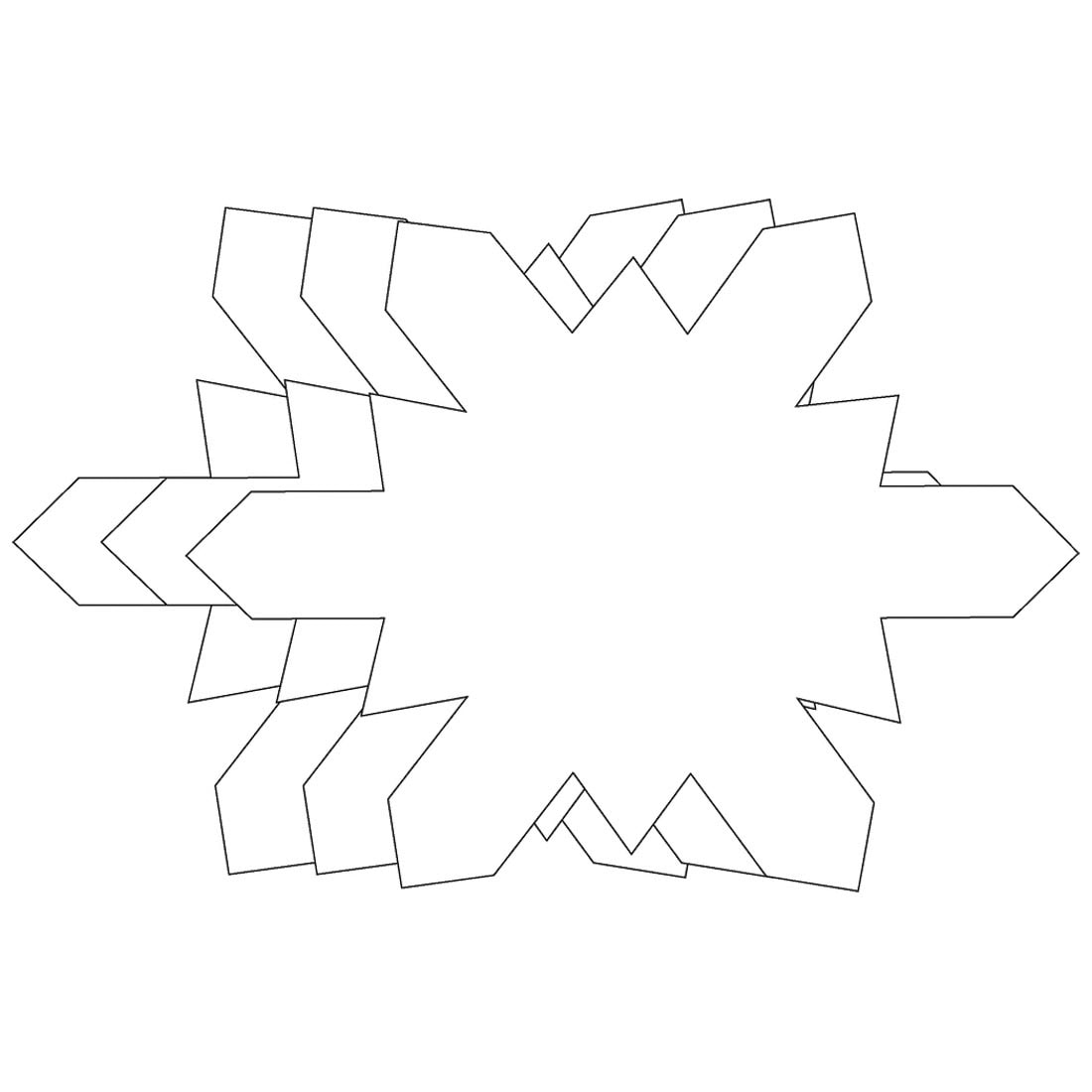 Creative Shapes Super Cut-Outs Snowflakes