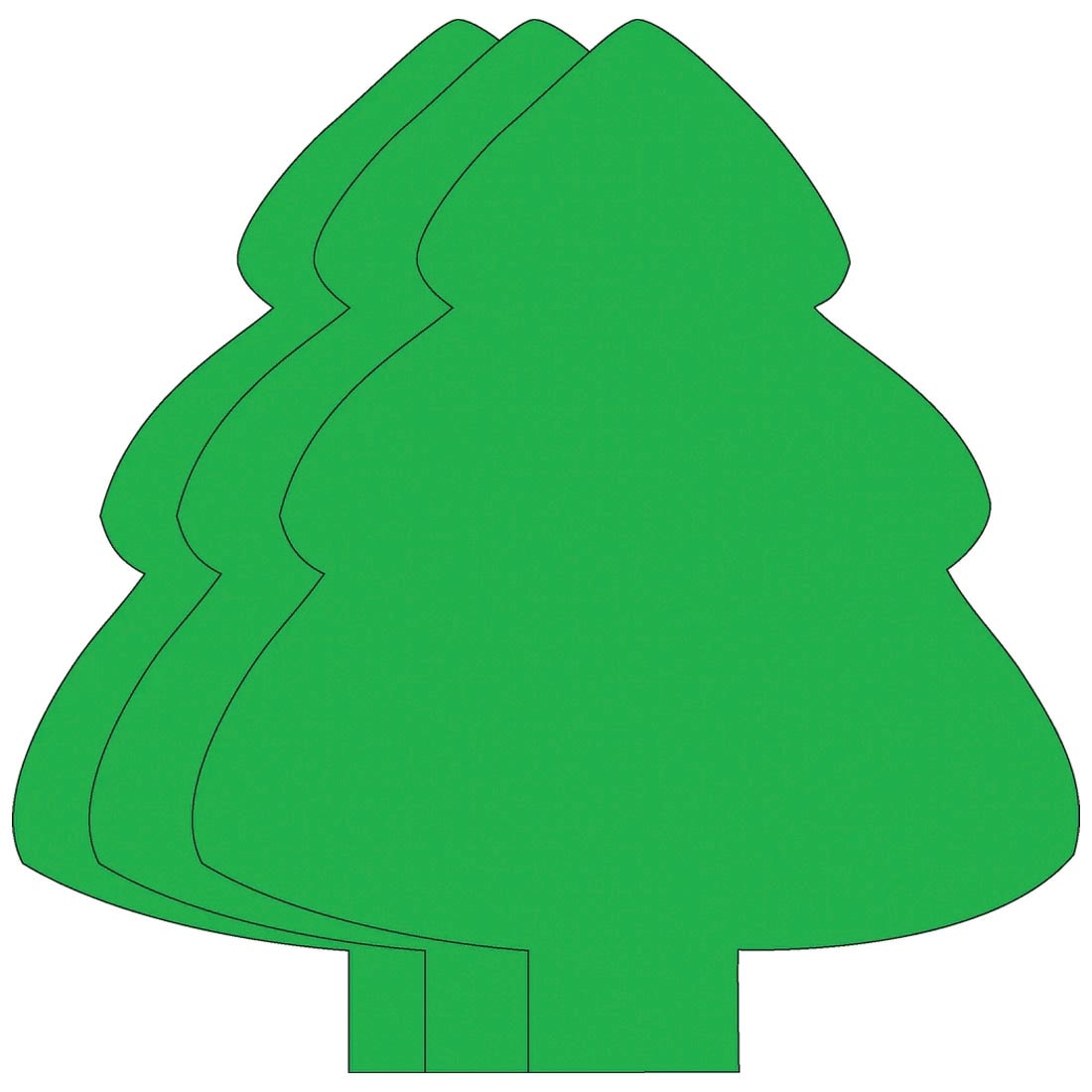 Creative Shapes Super Cut-Outs Evergreen Trees