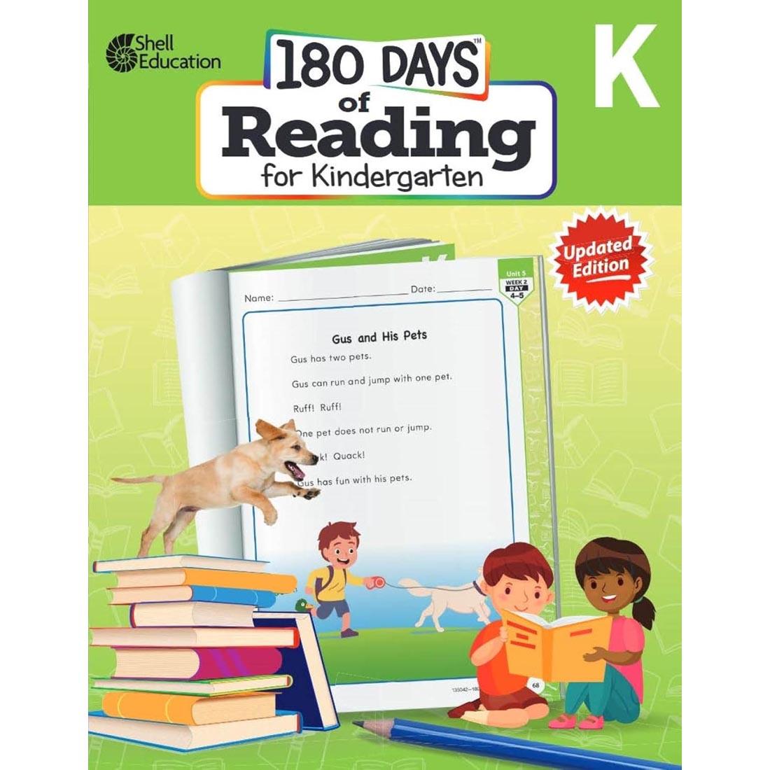 front cover of 180 Days of Reading For Kindergarten Book