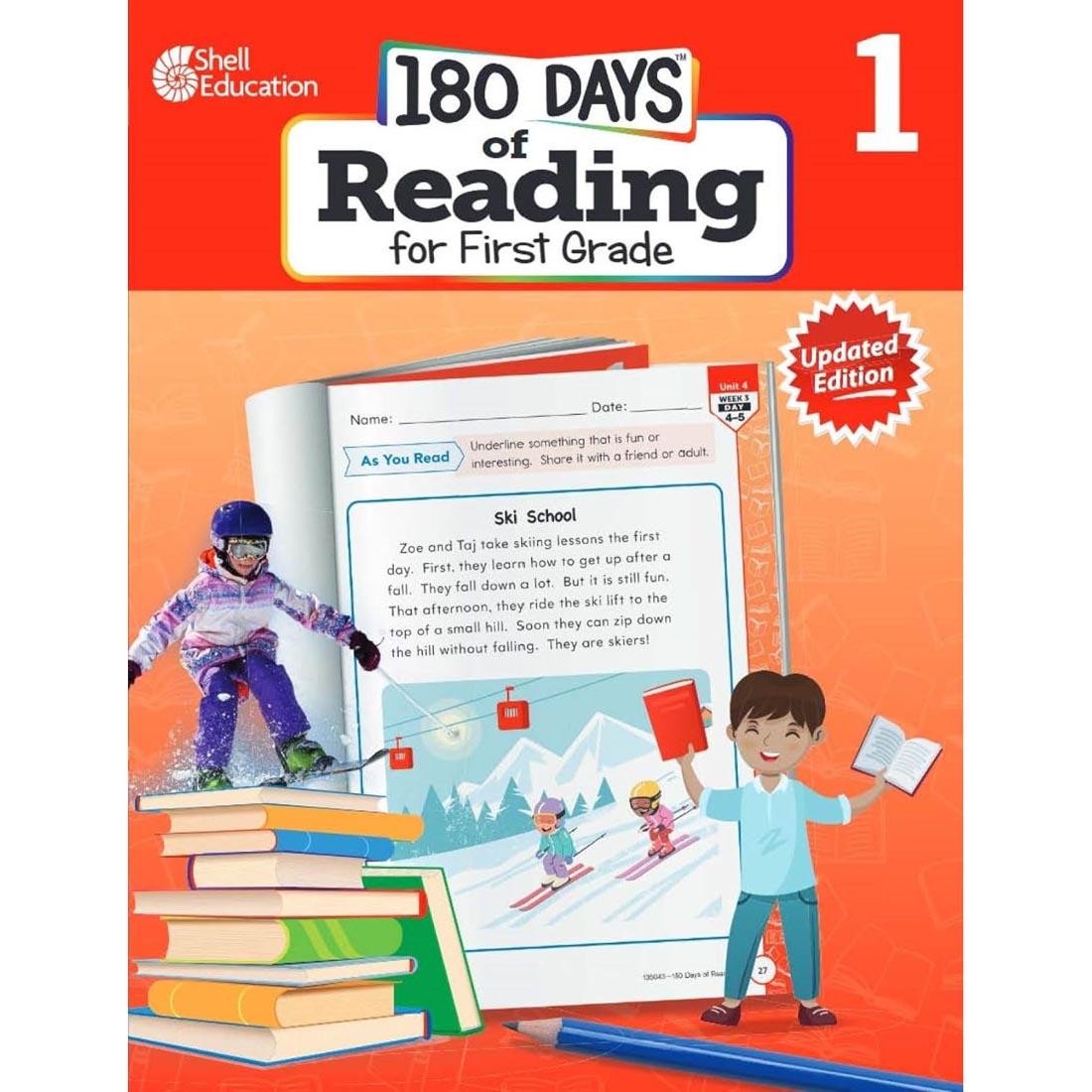 front cover of the 180 Days of Reading For First Grade book
