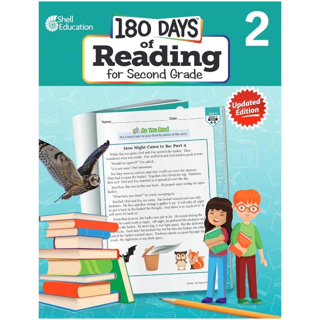 front cover of the 180 Days of Reading For Second Grade book