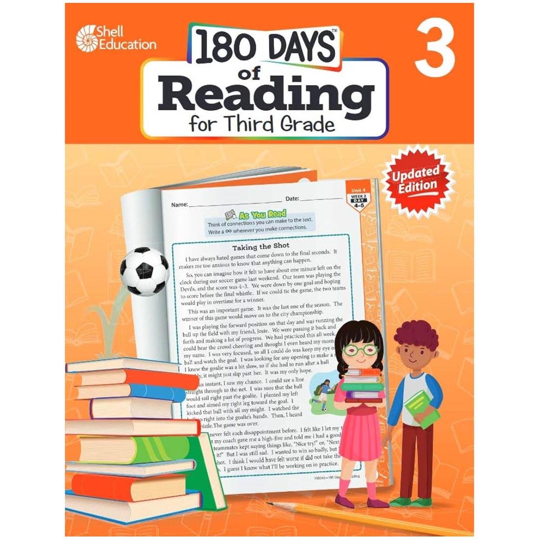 front cover of the 180 Days of Reading For Third Grade book