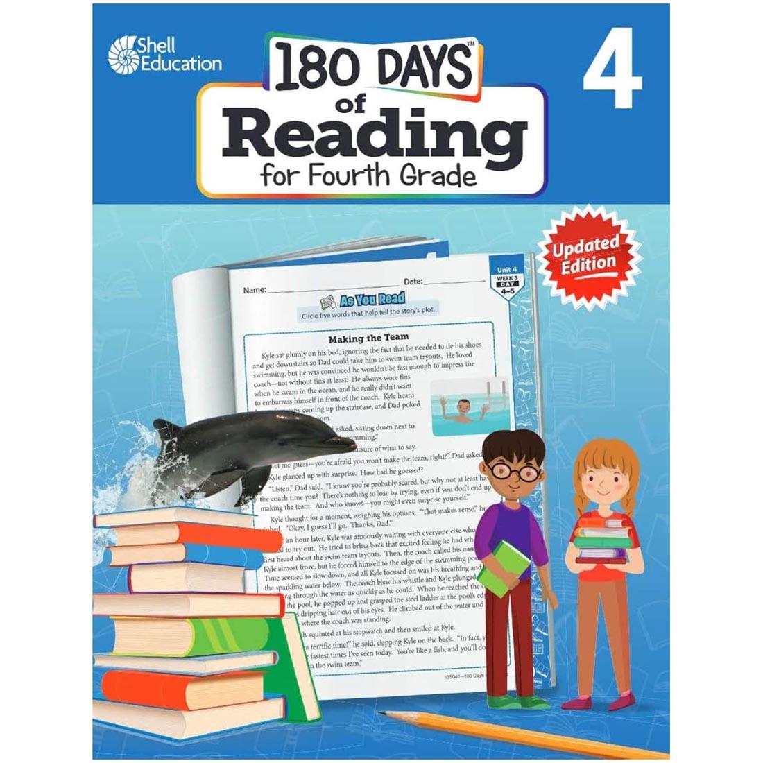 front cover of the 180 Days of Reading For Fourth Grade book