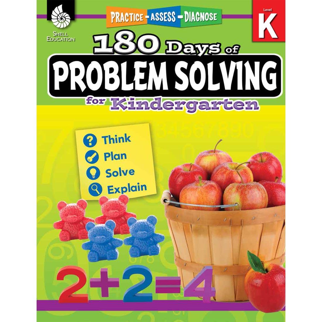 180 Days Of Problem Solving Book for Kindergarten
