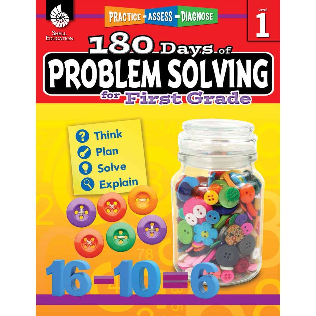 180 Days Of Problem Solving Book for First Grade