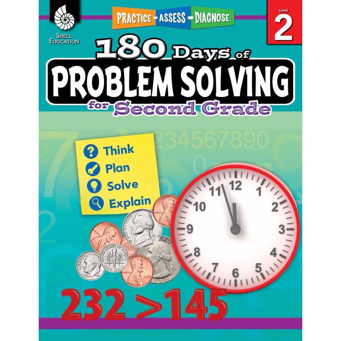 180 Days Of Problem Solving Book for Second Grade