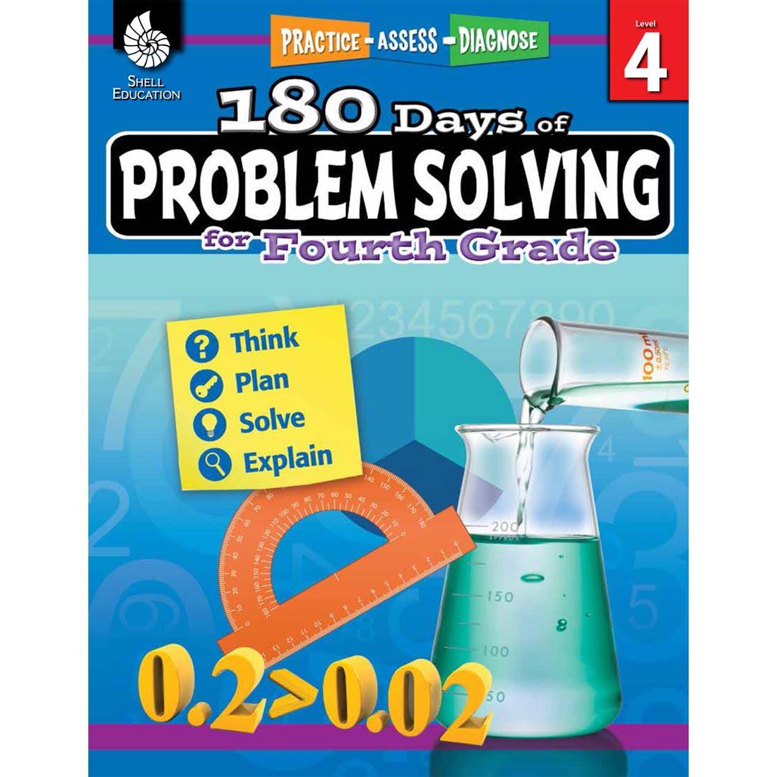 180 Days Of Problem Solving Book for Fourth Grade