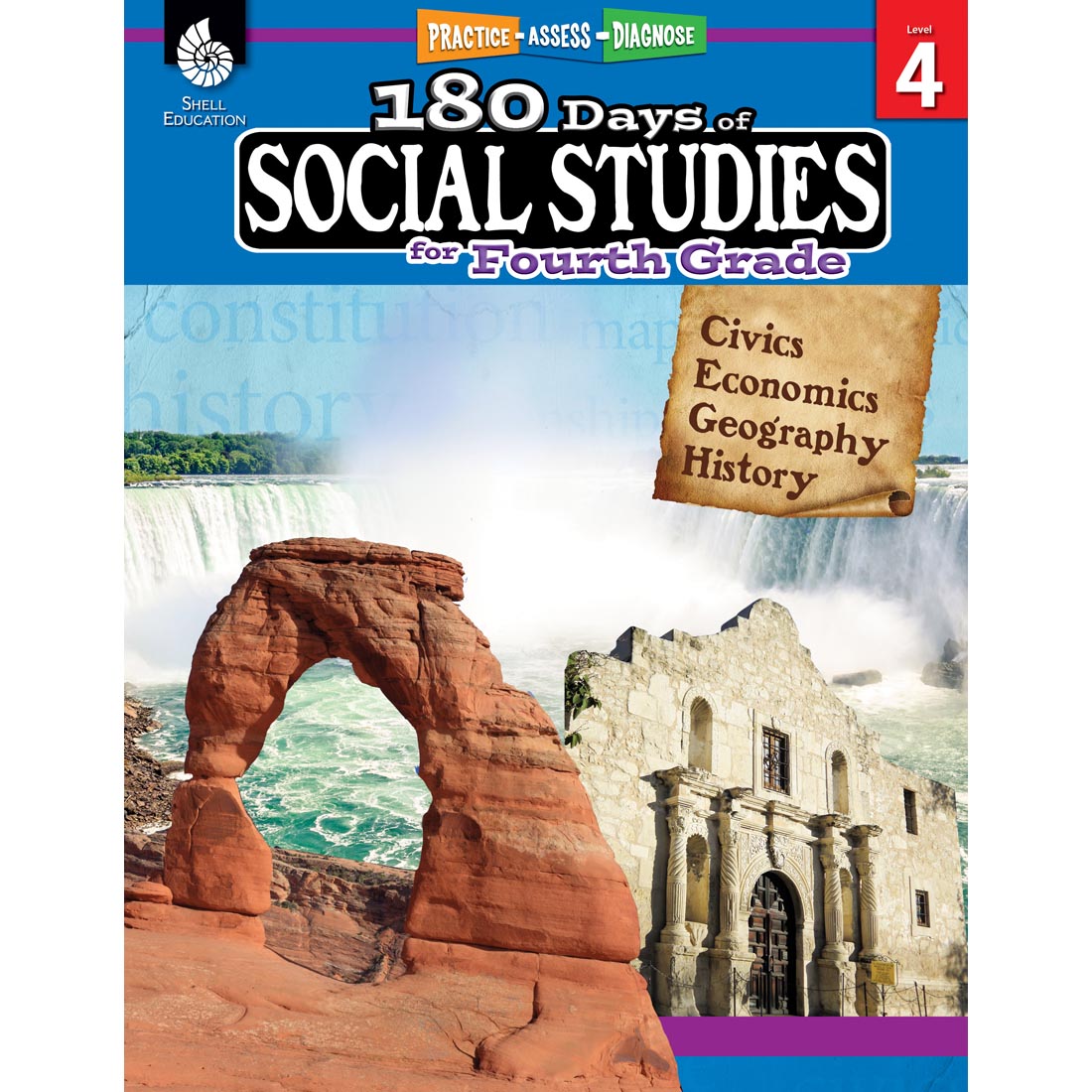 180 Days Of Social Studies Book for Fourth Grade