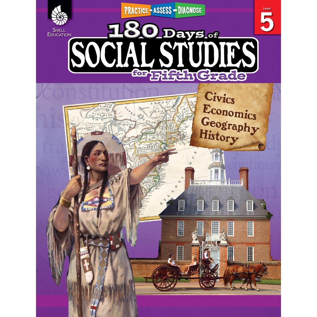 180 Days Of Social Studies Book for Fifth Grade