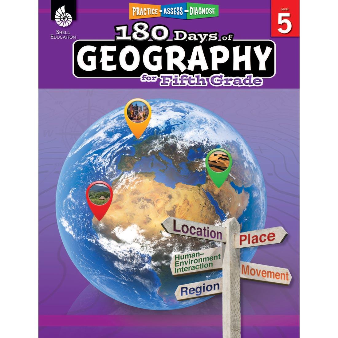 180 Days Of Geography Book for Fifth Grade