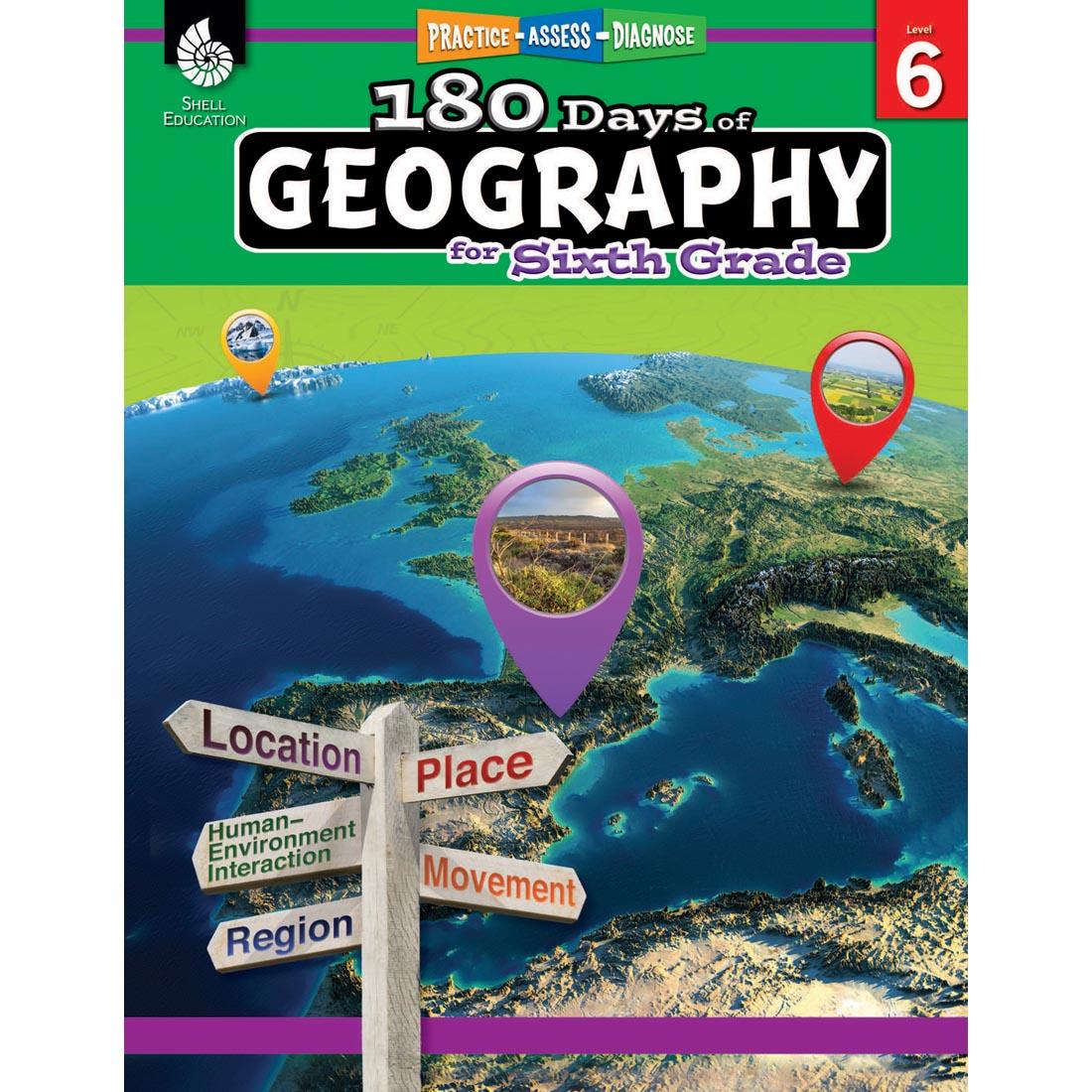 180 Days Of Geography Book for Sixth Grade