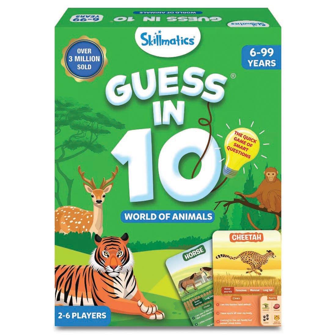 Guess In 10 World Of Animals Game By Skillmatics