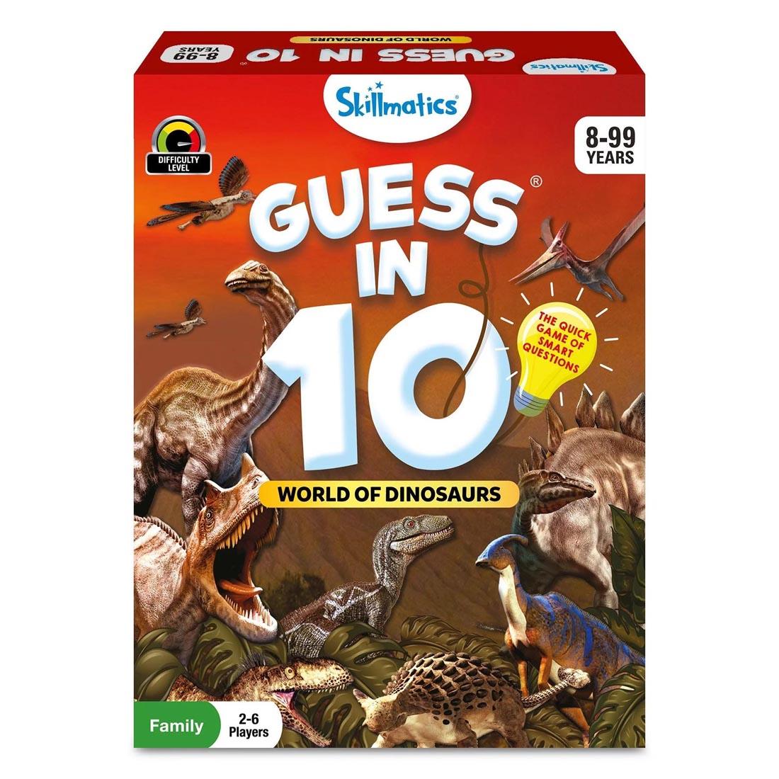 Guess In 10 World Of Dinosaurs Game By Skillmatics