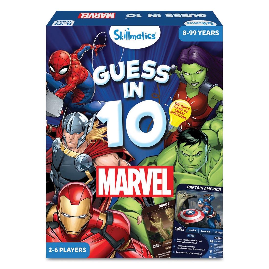 Guess In 10 Marvel Game By Skillmatics