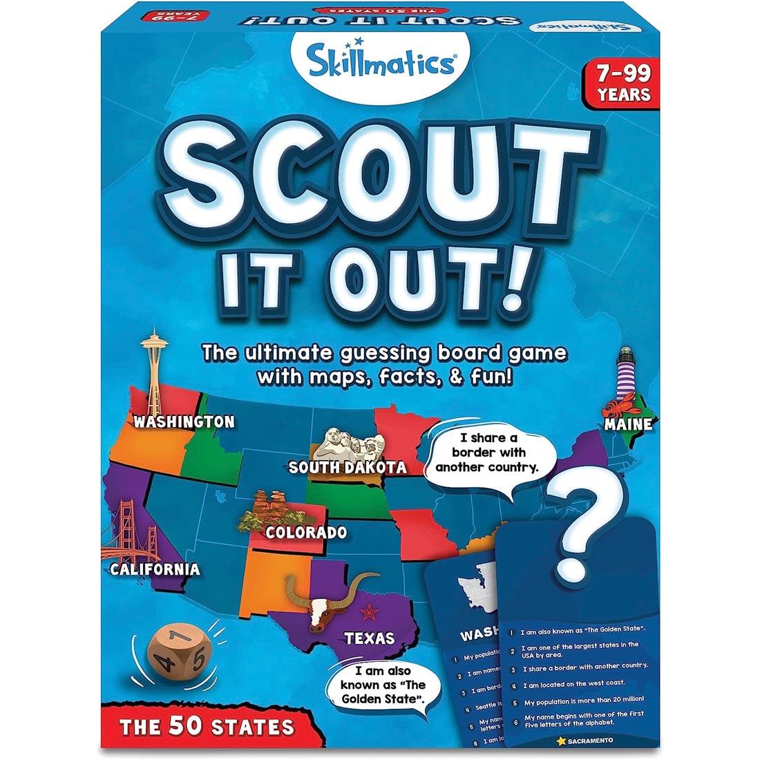 Scout It Out! The 50 States Game By Skillmatics